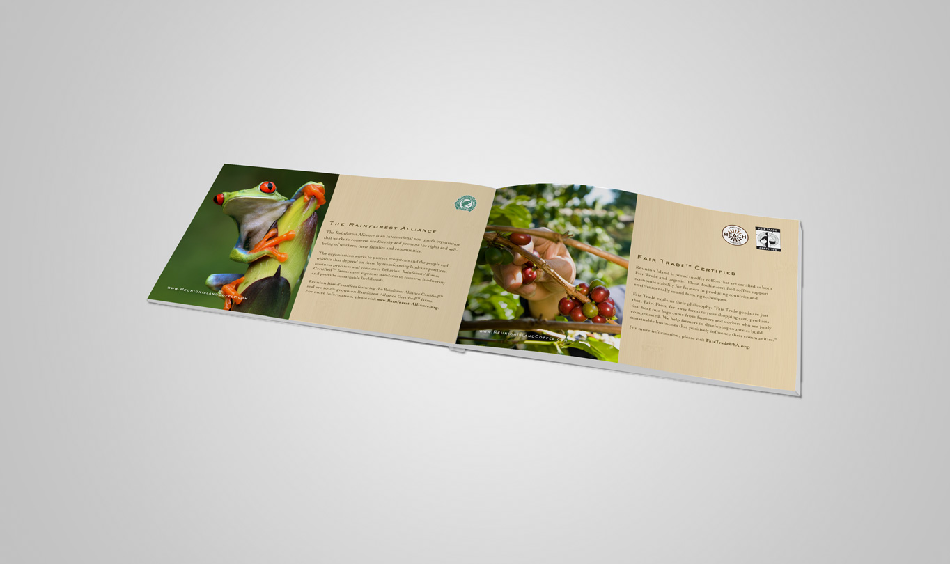 Reunion Island Coffee Brochure