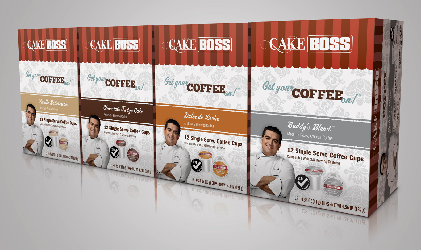 Cake Boss Coffee Packaging